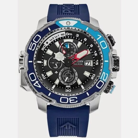 Citizen Other - NEW Citizen Aqualand 46mm Blue Men's Watch